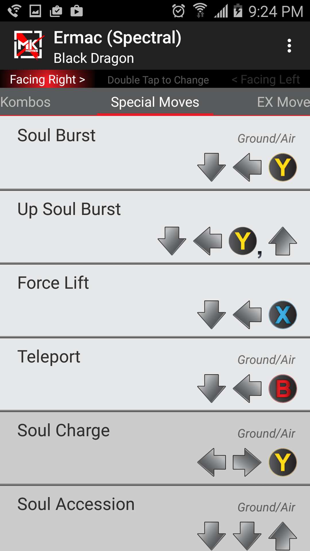 Moves for Mortal Kombat X - Aplicativo na Amazon Appstore